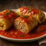 Polish Stuffed Cabbage Rolls (Gołąbki)